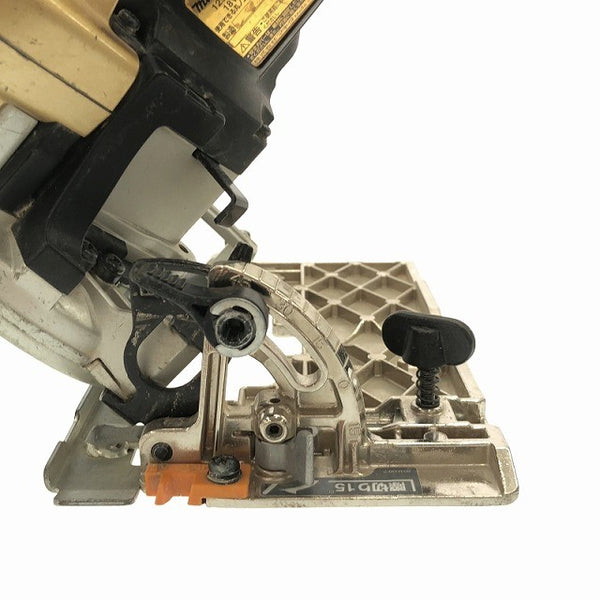 ☆中古品※コメント必読☆makita マキタ 18V 125mm 充電式マルノコ HS471D ゴールド バッテリ1個(18V 5.0Ah) コードレス 丸鋸 木工118567 - 6