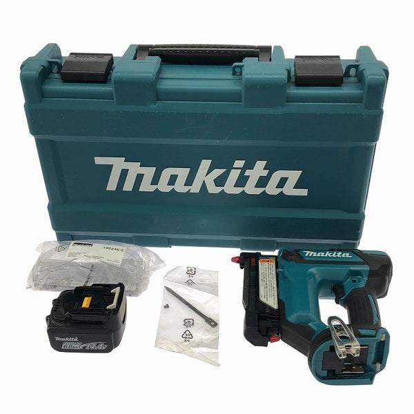 ☆比較的綺麗☆makita マキタ 14.4V 35mm 充電式ピンタッカー PT352D バッテリ1個(6.0Ah) ケース付 ピンネイラ ピン釘打機135835 - 3