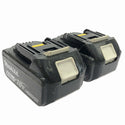 ☆中古品2点セット☆makita マキタ 18V 6.0Ah 純正リチウムイオンバッテリー BL1860B×2 急速 残量表示 LITHIUM-ION 雪マーク131960 - 3