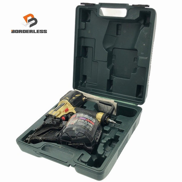 ☆中古品☆HITACHI 日立工機 90mm 高圧 ロール釘打機 NV90HMC ケース付 ロール釘打ち機 エア釘打機 エア釘打ち機 コイルネイラ116786 - 1