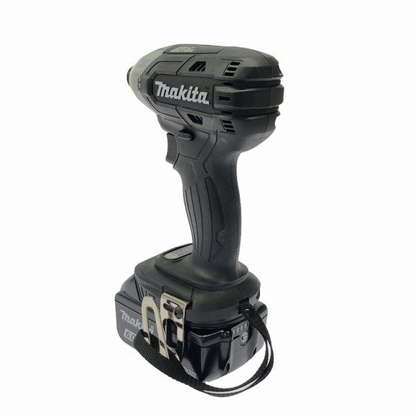 ☆未使用品☆makita マキタ 18V 充電式ソフトインパクトドライバTS141DRGXB 黒/ブラック バッテリー2個(18V 6.0Ah) 充電器 ケース付126175 - 7
