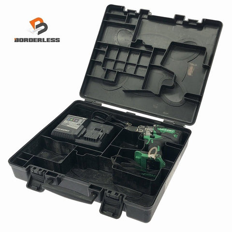 ☆中古品☆ HIKOKI ハイコーキ 36V 充電式インパクトドライバ WH36DA イエロー 本体+充電器+ケース 116851116851