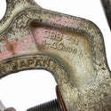 ☆中古品2個セット☆EAGLE CLAMP イーグルクランプ ねじ式全方向クランプ SBB-1t 荷重1ton 鉄鋼用 スクリュークランプ 吊りクランプ130949 - 9