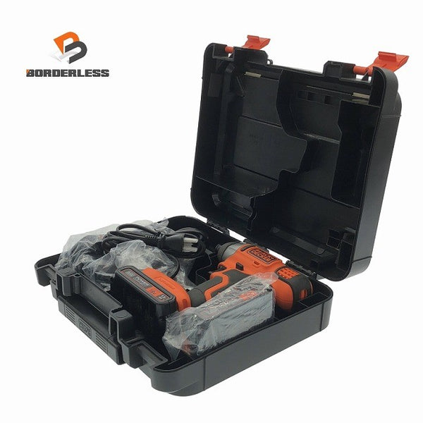 ☆美品☆B＆D BLACK+DECER ブラック＆デッカー 18V コードレスインパクトドライバー BPCI18 バッテリ2個 充電器 ケース117663 - 1