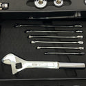 ☆未使用品☆nepros ネプロス 9.5sq ハンドツールセット 32点 NTX632WZ 両開きメタルケース 手工具セット 自動車整備111114 - 9