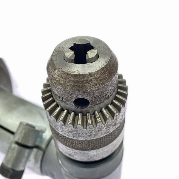 ☆中古品☆makita マキタ 100V 13mm 電気ドリル 6301LR アングルアタッチメント付 コード式 アングルドリル コーナードリル128959 - 6