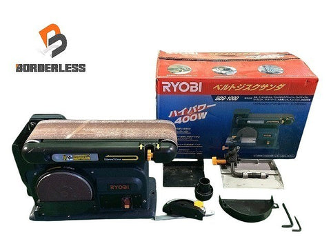 ☆美品☆RYOBI リョービ ベルトジスクサンダ BDS-1000 ベルトグラインダ 研磨