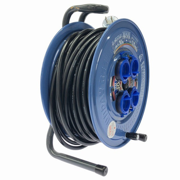 ☆美品☆/HATAYA ハタヤ 畑屋 100V 30m サンデーレインボーリール SS-30 屋外用 電工ドラム コードリール 延長コード ドラムリール130494 - 2