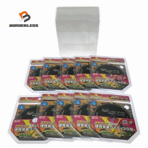 ☆未使用 10枚セット☆ハウスBM 外装デンマルＶダイヤ 硬質窯業サイディング用 DMVD-12510 集じん/防じんマルノコ用チップソー126134