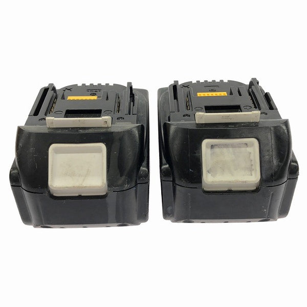 ☆中古品2個※15回と20回☆makita マキタ 18V 6.0Ah 純正 リチウムイオンバッテリー BL1860B 雪マーク 急速充電対応 残量表示付134784 - 6