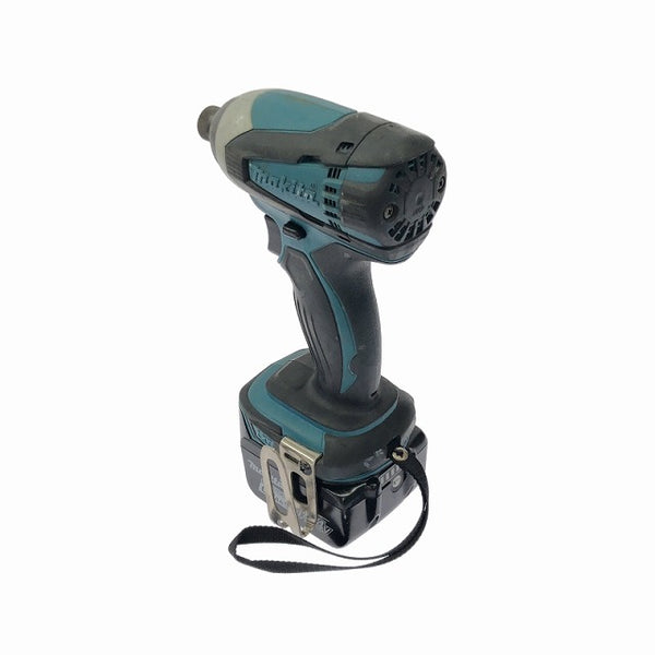☆中古品☆makita マキタ 14.4V 充電式インパクトドライバー TD134DX2 青/ブルー バッテリ1個(14.4V6.0Ah) 充電器 ケース付 - 7