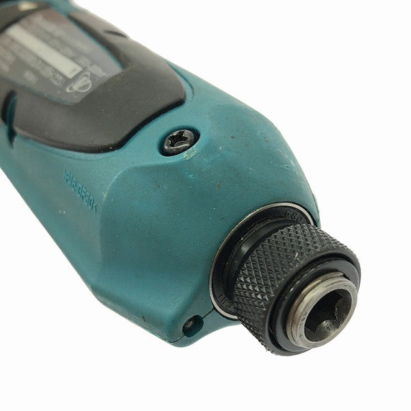 ☆比較的綺麗☆makita マキタ 7.2V 充電式ペンインパクトドライバー TD021D 青/ブルー バッテリ1個 充電器 ケース付 コードレス132534 - 8