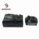 ☆中古品セット☆HITACHI 日立工機 18V 6.0Ah 純正 リチウムイオンバッテリー BSL1860 充電器 UC18YDL リチウムイオン電池116457 - 1