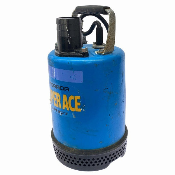 ☆中古品☆TERADA テラダ 寺田 100V 60Hz 水中ポンプ スーパーエース S-500 ホース付 口径50mm 揚程8.5m 排水ポンプ 汚水ポンプ128963 - 2