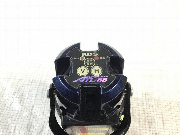 ☆中古品☆ムラテックKDS レーザー墨出器 スーパーレイ ATL-85 ケース付 オートライン レーザー墨出し器 赤ライン131089 - 8