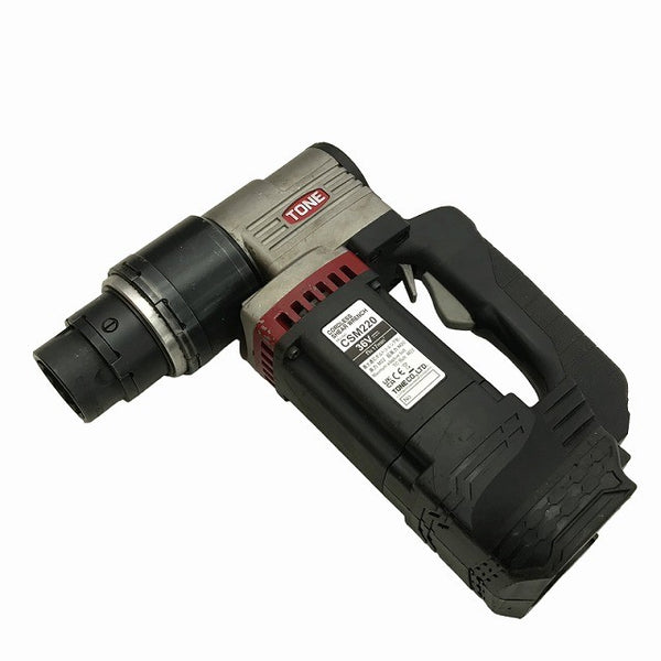 ☆中古品☆TONE トネ 36V コードレスシャーレンチ CSM220 マルチボルトバッテリー2個(BSL36B18)充電器 ケース付 充電式シャーレンチ137017 - 4