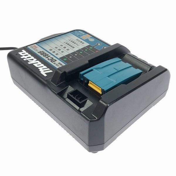 ☆中古品2点セット☆makita マキタ 18V 6.0Ah 純正リチウムイオンバッテリー BL1860B 急速充電器 DC18RF116857 - 4