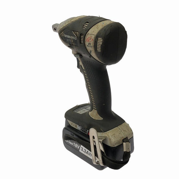 ☆中古品☆Panasonic パナソニック 18V 充電インパクトレンチ EZ7551LR2S-H バッテリ2個(3.3Ah)充電器付 コードレス129056 - 7