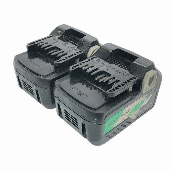 ☆中古品2点セット☆HiKOKI ハイコーキ 36V 2.5Ah 純正 マルチボルトバッテリー BSL36A18 リチウムイオンバッテリー 蓄電池137125 - 4