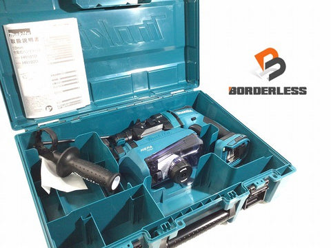 ☆未使用品☆makita マキタ 18V 18mm 充電式ハンマドリル HR182DZKV 青/ブルー本体+集じんシステム+ケース付 コードレス 115973115973 - 0