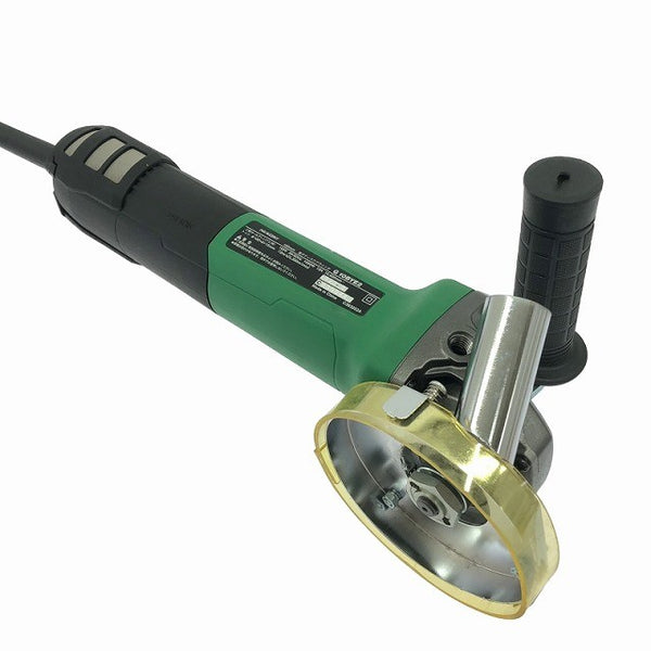 ☆極美品☆ HIKOKI ハイコーキ 100mm 電子ディスクグラインダ 細径 ブレーキ付 G10BYE2 紅蓮 集じんカバー付き 電動工具 研磨 研削117739 - 3