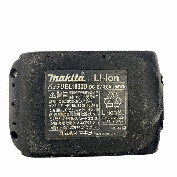 ☆中古品☆makita マキタ 18V 充電式インパクトドライバー TD172D 黒/ブラック バッテリ2個(18V3.0Ah) 充電器付 コードレス119260 - 9