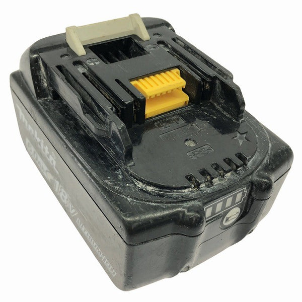 ☆中古品☆makita マキタ 18V 6.0Ah 純正リチウムイオンバッテリー BL1860B 急速 残量表示ボタン 蓄電池 雪/飛行機136904 - 5