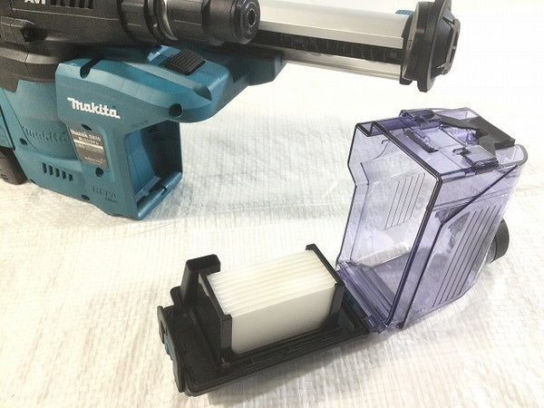 ☆未使用品☆makita マキタ 40Vmax 充電式ハンマドリル HR008GRMXV バッテリ2個(4.0Ah) 充電器 集じんシステム ケース付125355 - 9