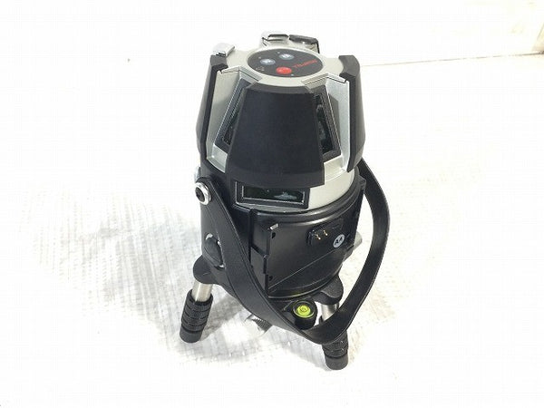 ☆美品☆TAJIMA タジマ グリーンレーザー墨出し器 ゼロブルー ジンバルKJC ZEROBL-KJC 受光器 三脚 バッテリ1個 ケース付120501 - 5
