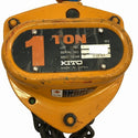 ☆中古品2個セット☆KITO キトー チェーンブロック M3形 CB010 荷重1.0ton/1ton 揚程2.5m 手動式 チェンブロック 吊り具 荷揚げ137277 - 8