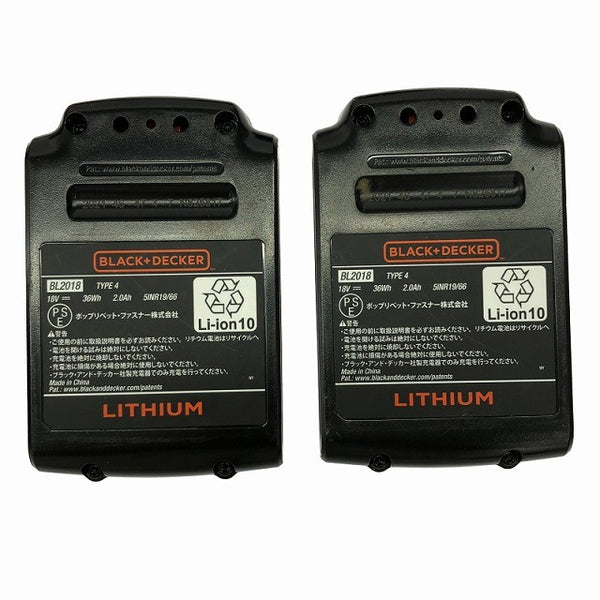 ☆極美品☆BLACK+DECKER 18V コードレスマルチツール EVO185 ヘッド ESH/ERS/EDD/EJS/EIH/EHH183 バッテリ2個(2Ah)充電器 ケース付134741 - 10
