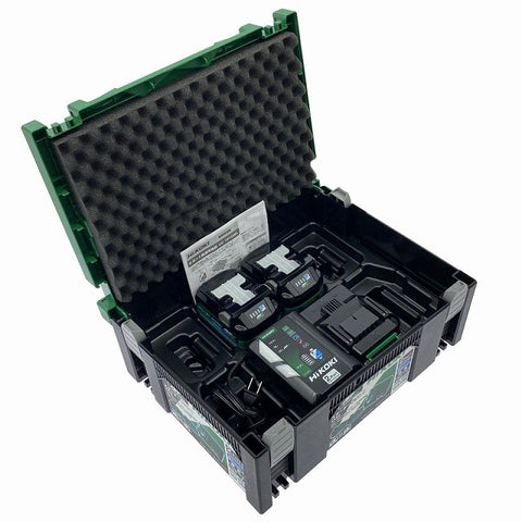 ☆未使用品☆HiKOKI ハイコーキ スターターキット1 2XAZ バッテリー2個(BSL36A18BX) 2ポート急速充電器(UC18YDML)130817 - 0