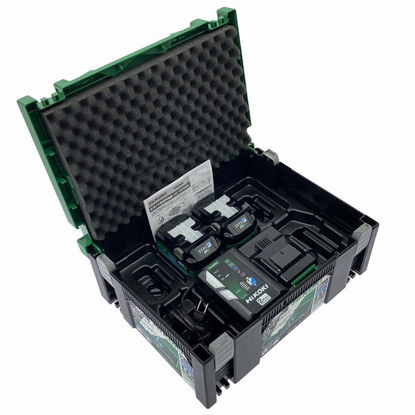 ☆未使用品☆HiKOKI ハイコーキ スターターキット1 2XAZ バッテリー2個(BSL36A18BX) 2ポート急速充電器(UC18YDML)130817 - 2