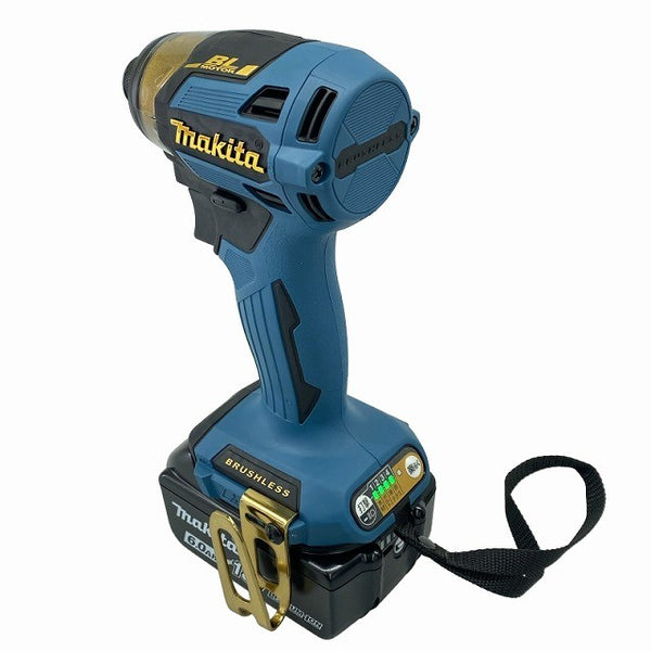 ☆未使用品☆ makita マキタ 18V 充電式インパクトドライバ TD173DGXPB プレミアムブルー LXT20周年記念カラー フルセット133120 - 7