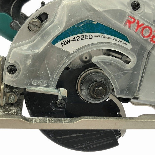☆中古品☆RYOBI リョービ 125mm 電子集じん丸ノコ NW-422ED ショートコード 集塵 丸のこ 丸鋸 マルノコ 切断機 カッター128784 - 8