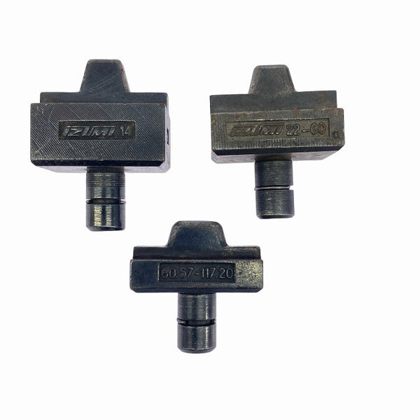 ☆中古品☆IZUMI イズミ 泉精器 手動油圧式工具 9号K ダイス3個 ケース付き 配線用電線圧着工具 端子圧着 電気工事 116048 - 10