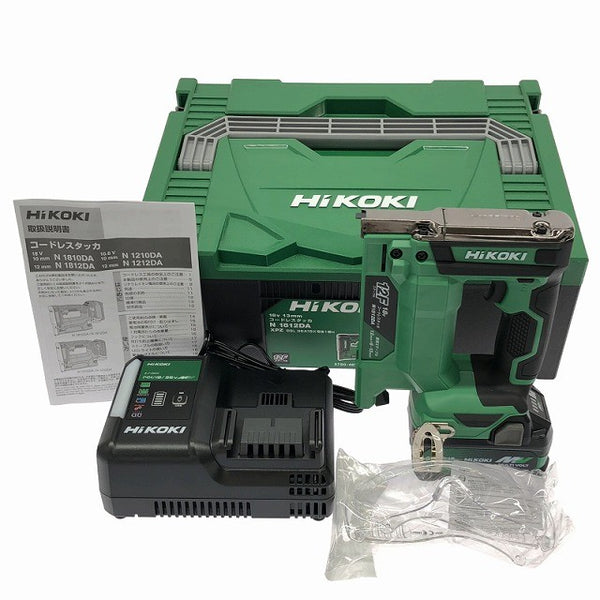 ☆未使用品☆HiKOKI ハイコーキ 18V 13mm コードレスタッカ N1812DA(XPZ) バッテリー(BSL36A18X) 充電器付き133636 - 3
