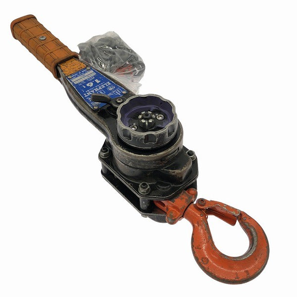 ☆中古品☆象印チェンブロック エレファント YA型 強力レバーホイスト YA-160 荷重1.6ton 揚程1.5m レバーブロック135676 - 5