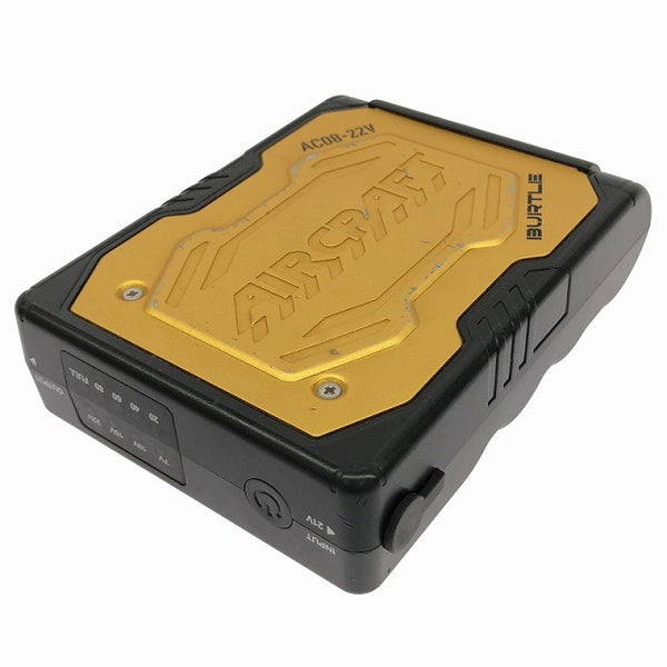 ☆中古品☆BURTLE バートル エアークラフト リチウムイオンバッテリー AC08-22V ファンユニット AC08-2 メタリックゴールド 空調作業服 暑さ対策134972 - 5