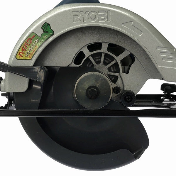 ☆美品☆RYOBI リョービ 100V 190mm 電気丸ノコ ブレーキ付 W-19A コード式 電気マルノコ 電気丸のこ 電気丸鋸 電動工具 日曜大工121173 - 8