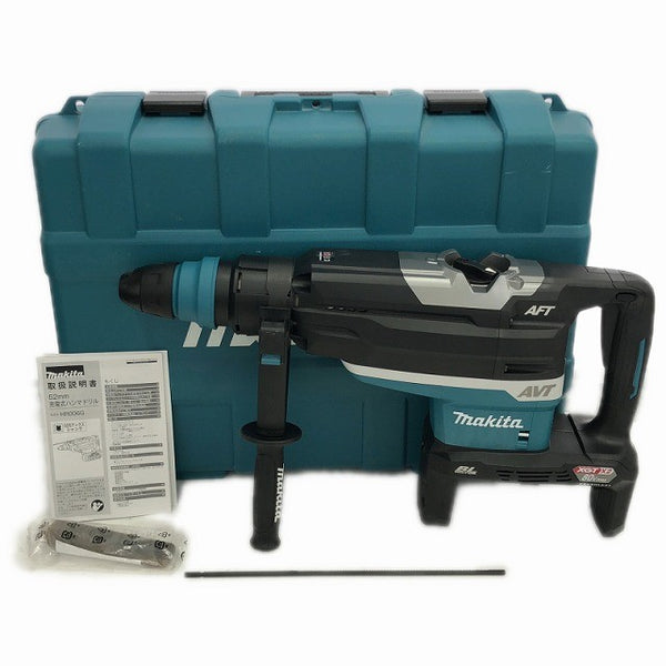 ☆未使用品☆makita マキタ 80Vmax(40Vmax×2) 52mm 充電式ハンマドリル HR006GZK 本体＋ケース付 SDSマックス コードレス137421 - 3