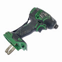 ☆中古品☆HITACHI 日立工機 14.4V コードレスインパクトドライバー WH14DDL 緑 充電器(UC18YSL2)付 充電式 バッテリー式 - 3
