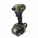 ☆中古品☆makita マキタ 18V 充電式インパクトドライバー TD171D 青/ブルー バッテリ2個(6.0Ah5.0Ah) 充電器 ケース付122930 - 4
