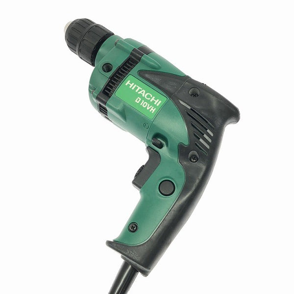 ☆比較的綺麗☆HITACHI 日立工機 100V 10mm 変速ドリル D10VH ケース付 コード式 電気ドリル 電動ドリル 穴あけ 穿孔136316 - 6