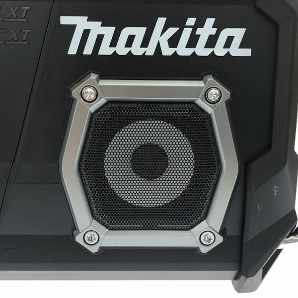 ☆美品☆makita マキタ 10.8V/14.4V/18V/40Vmax/100V 充電式ラジオ MR002G 黒 本体 アダプター Bluetooth コードレス 現場ラジオ 116704 - 6