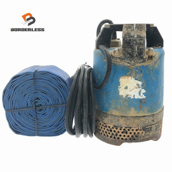 ☆中古品☆TSURUMI PUMP ツルミ 鶴見 100V 60Hz 水中ハイスピンポンプ LB-480 一般排水用 水中ポンプ117939 - 1