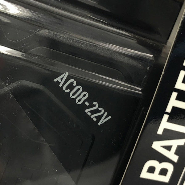 ☆未使用品☆BURTLE バートル 22V エアークラフト専用 リチウムイオンバッテリー AC08 マットブラック 空調作業服用 暑さ対策135598 - 9