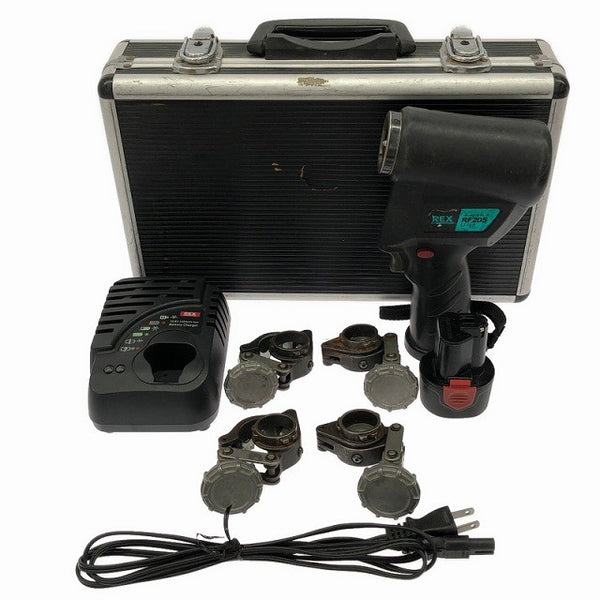 ☆中古品☆ REX レッキス工業 10.8V コードレスフレア RF20S バッテリー1個(1.5Ah)充電器+パーツ+ケース136669 - 3