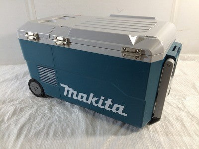 ☆美品☆makita マキタ 100V/18V/40Vmax 充電式保冷温庫 CW001G 青/ブルー 本 バッテリ1個(18V6.0Ah)+パーツ付 コードレス - 4