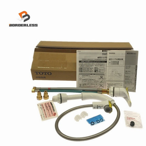 ☆未使用品☆TOTO トートー 台付シングル混合水栓 TLS05301J エコシングル ハンドシャワー 洗面用水栓 シングルレバー混合水栓124835